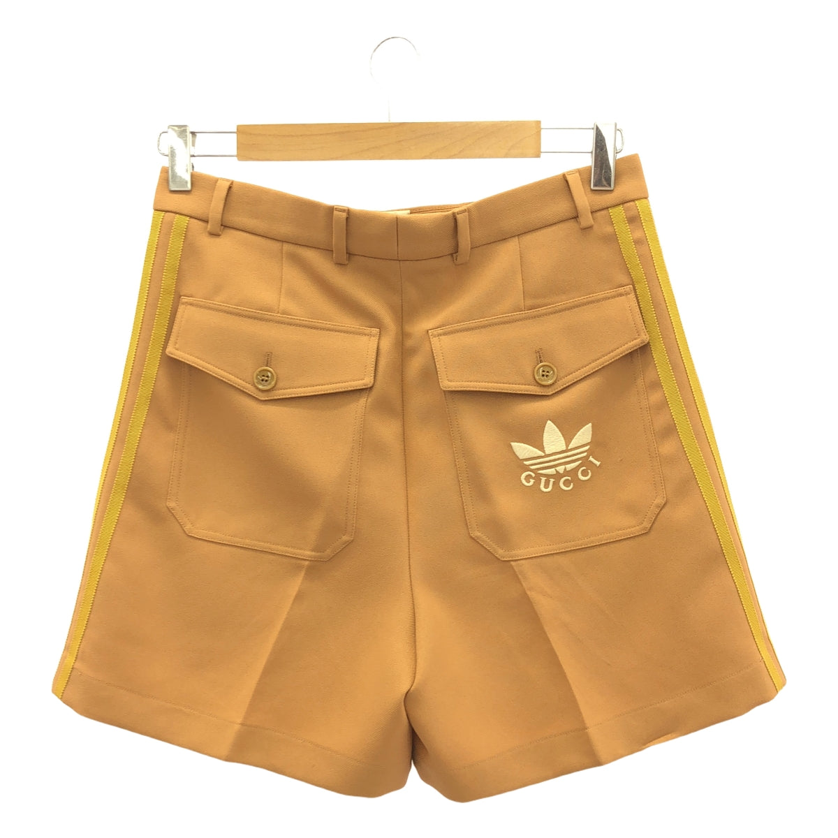 [狀況良好] GUCCI / 古馳 | x adidas 聚酯短褲 | 44 |米色 |男士
