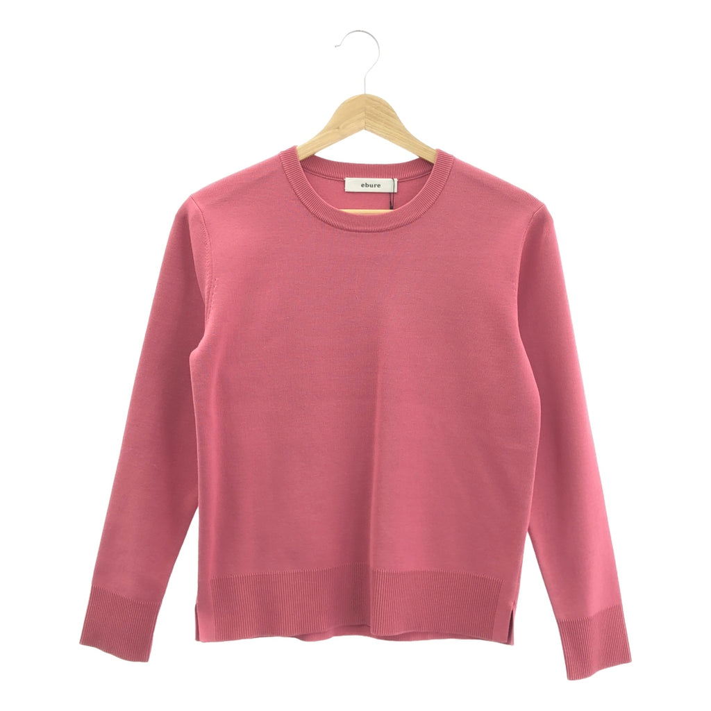 ebure | 棉質與絲質圓領針織衫 | 尺寸 38 |