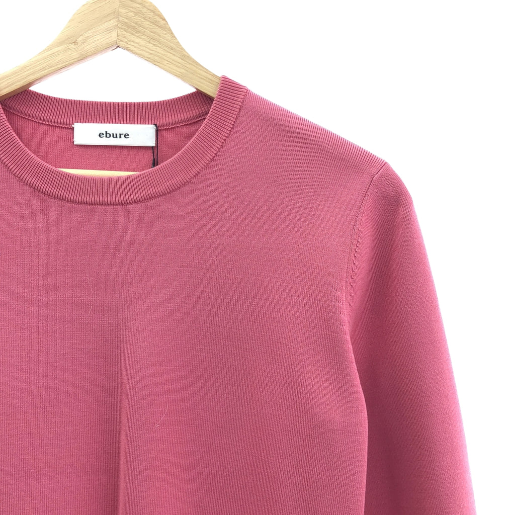ebure | 棉質與絲質圓領針織衫 | 尺寸 38 |
