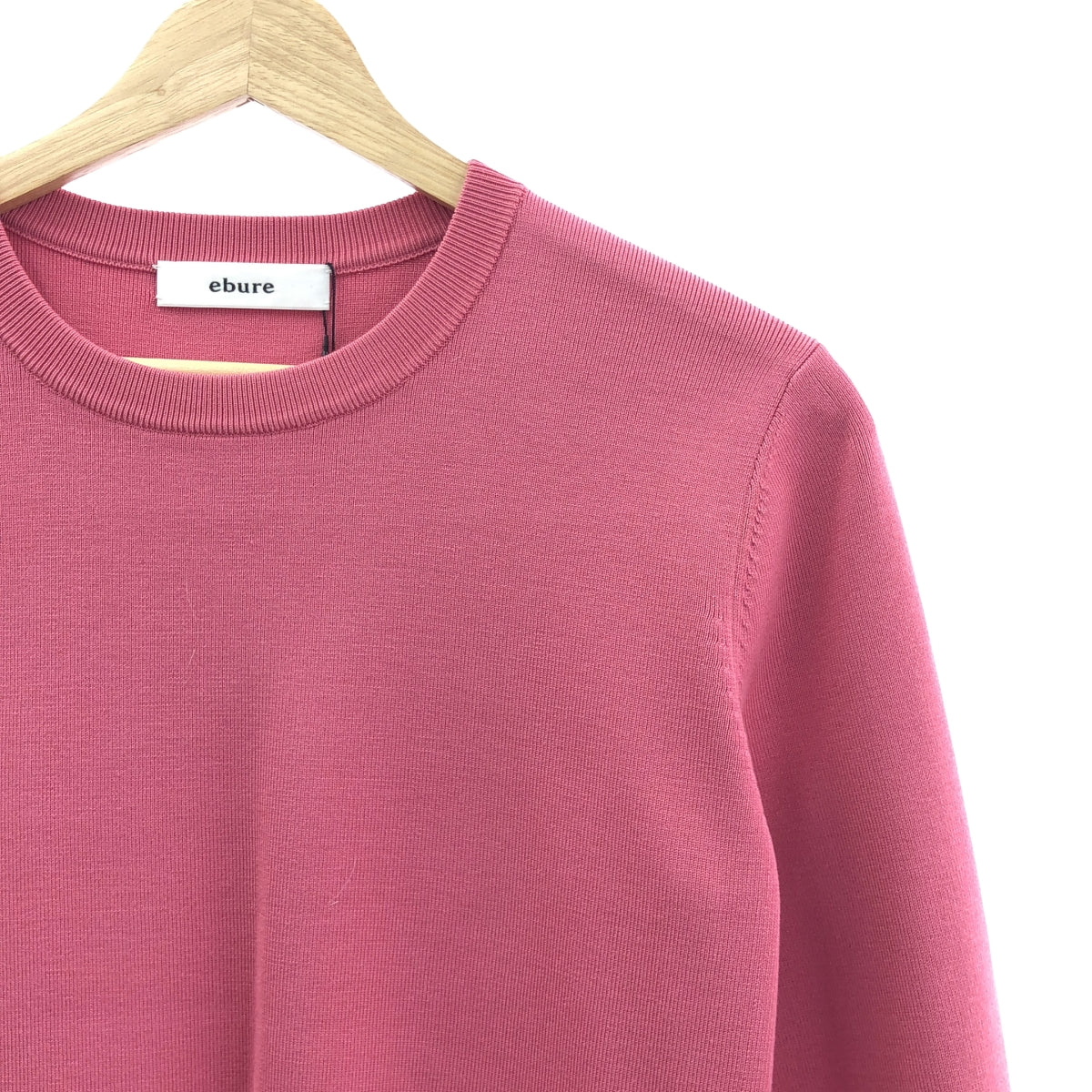 ebure | 棉質與絲質圓領針織衫 | 尺寸 38 |