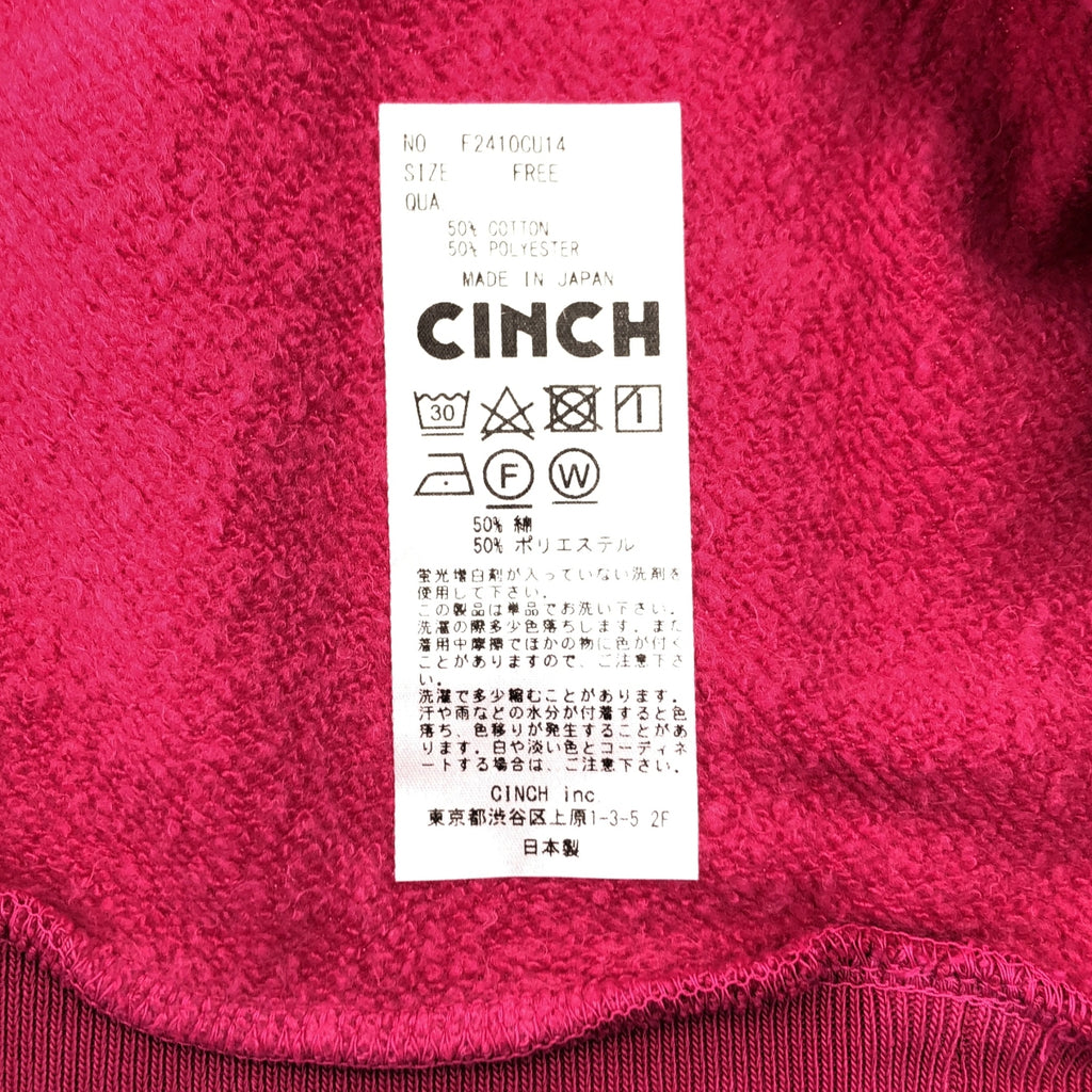 oblada / オブラダ | 2024AW | コットン混 クルーネック スウェット | F | ピンク | レディース