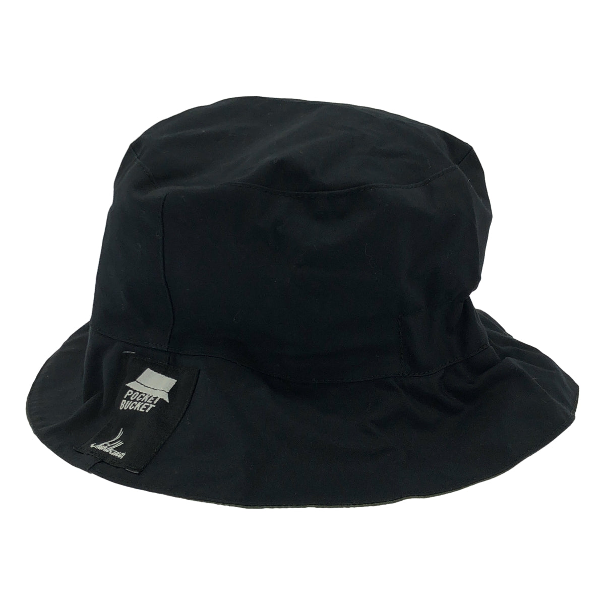 [狀況極佳] MUHLBAUER | 可翻轉口袋漁夫帽，附收納袋 | 黑色/橄欖色 | 女款