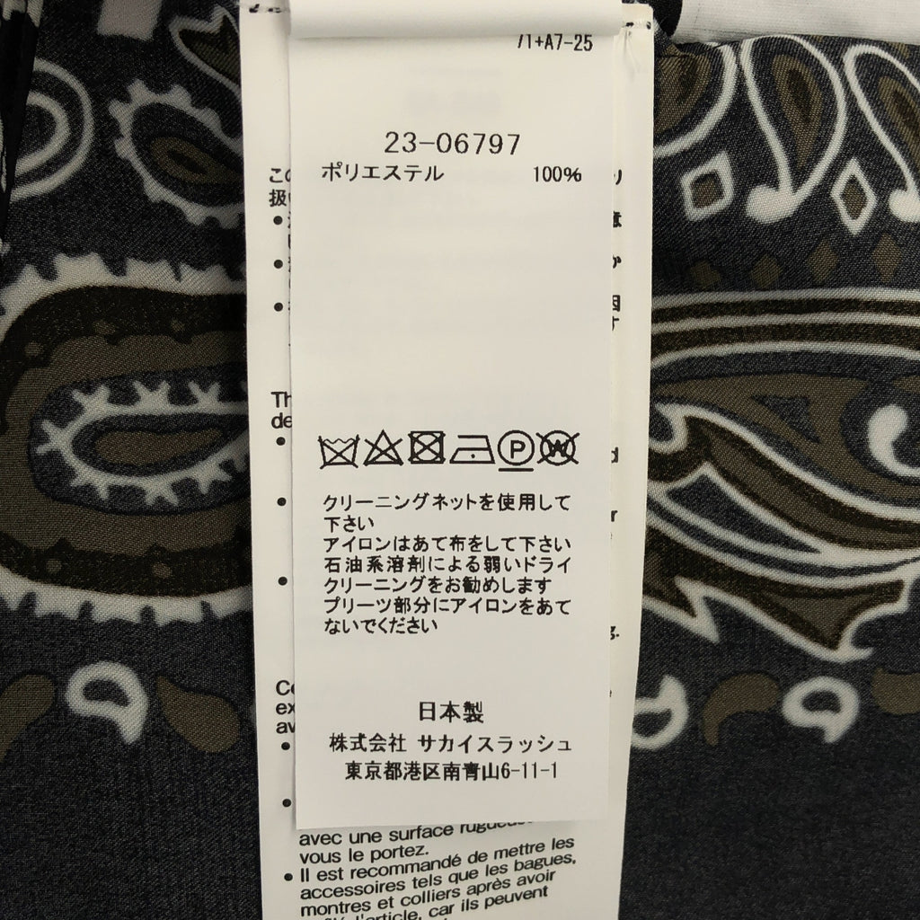 sacai / サカイ | 2023SS | Bandana Print Dress ワンピース | 2 | レディース