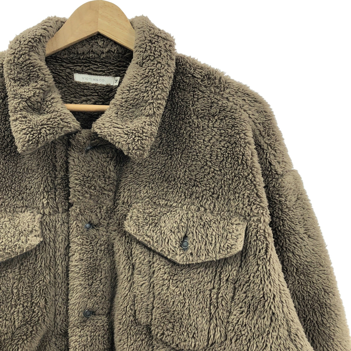 VICTIM | 羊毛卡車司機外套 | M碼 | 棕色 | 男款