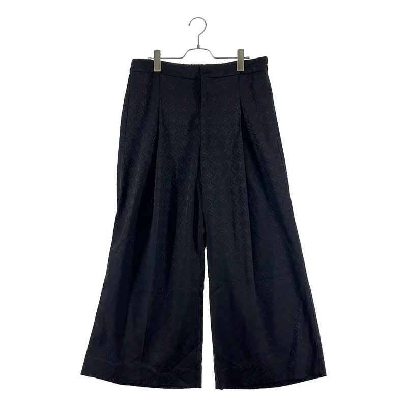 MARINE SERRE / マリーンセル | GOLD LINE ワイド タック パンツ | 46 | メンズ