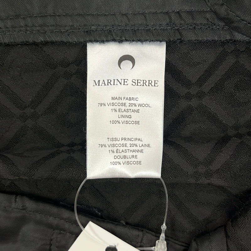 MARINE SERRE / マリーンセル | GOLD LINE ワイド タック パンツ | 46 | メンズ