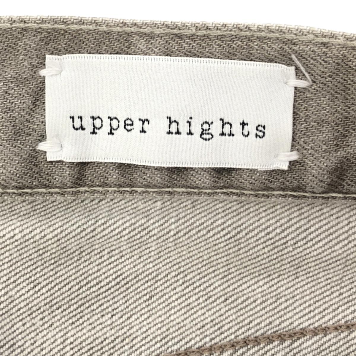 upper hights / upper hights | Distressed cut-off denim pants | 25 | Light brown | Women's