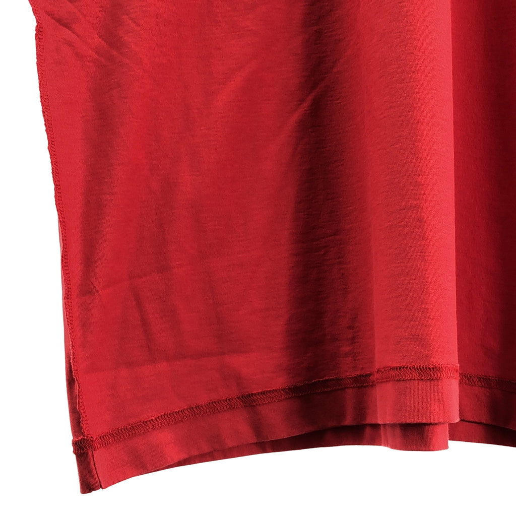 【新品】  VETEMENTS / ヴェトモン | 2022SS | INSIDE OUT T-SHIRT / ロゴ刺しゅう インサイドアウト Tシャツ | S | レッド | メンズ