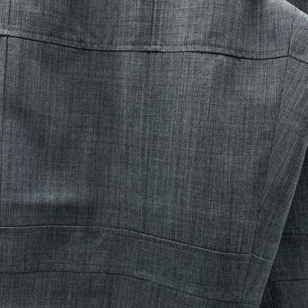 【美品】  JIL SANDER / ジルサンダー | 2024AW | Wool trousers / スリット パッチ ワイド トラウザーズ パンツ | 48 | グレー | メンズ