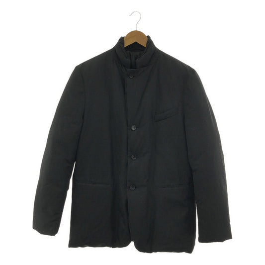 COMME des GARCONS HOMME PLUS | 2003AW | Stand-neck single down jacket/blouson | S | Black | Men's