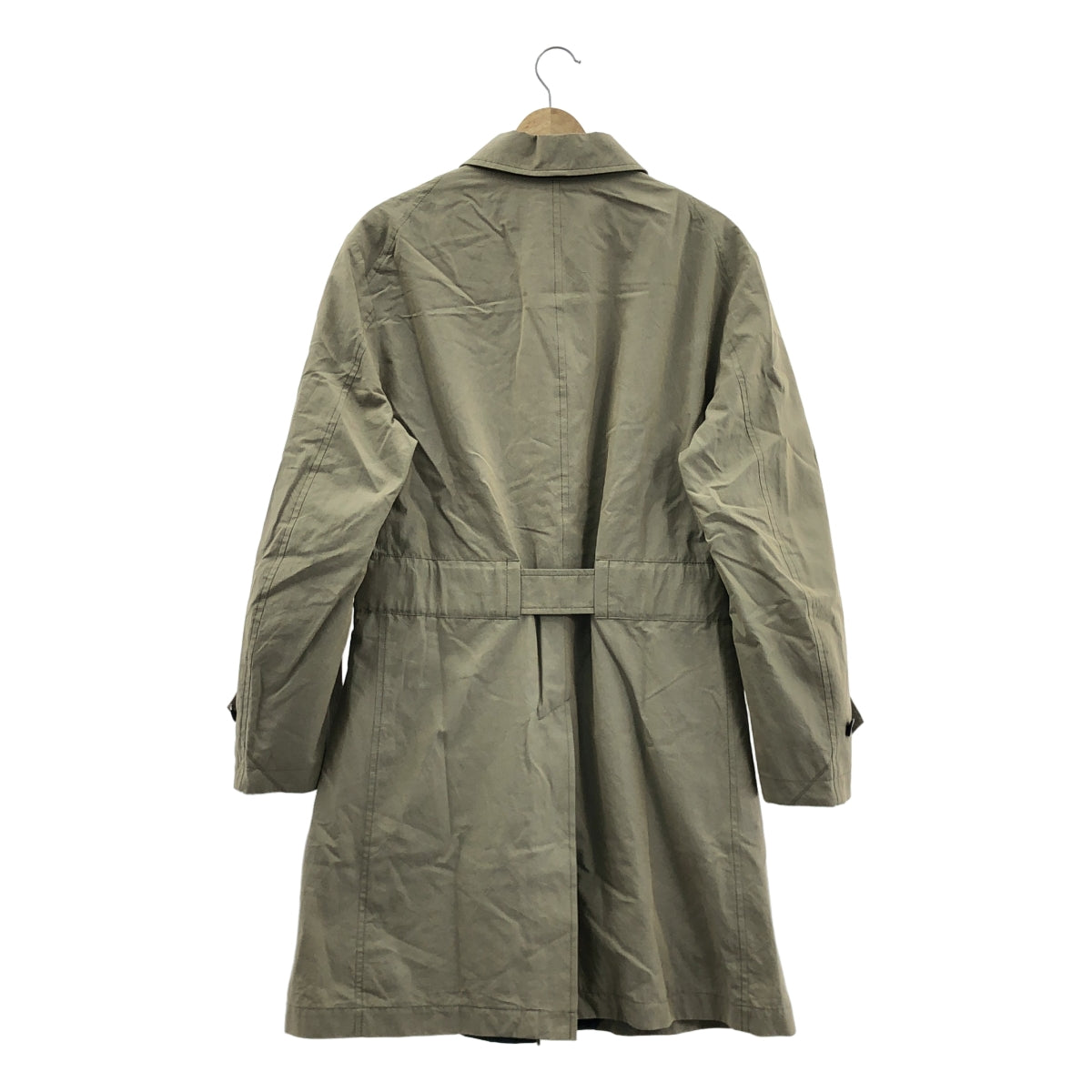 URU | Balmacaan 立領大衣 | 卡其色 | 男款