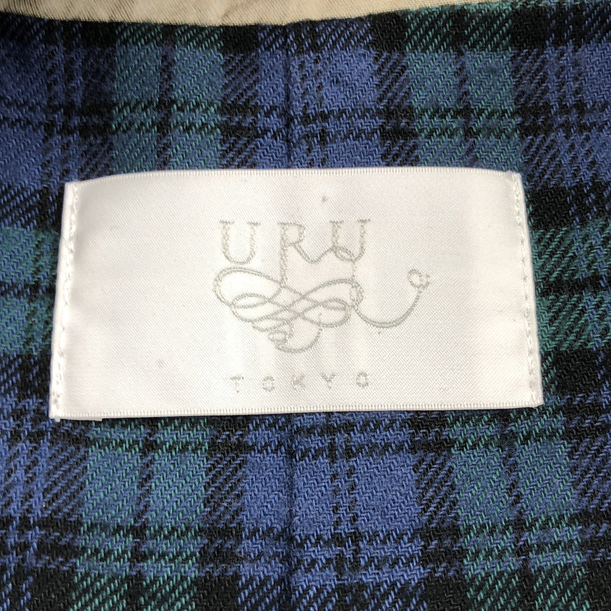 URU / ウル | ステンカラー バルマカーン コート | カーキ | メンズ