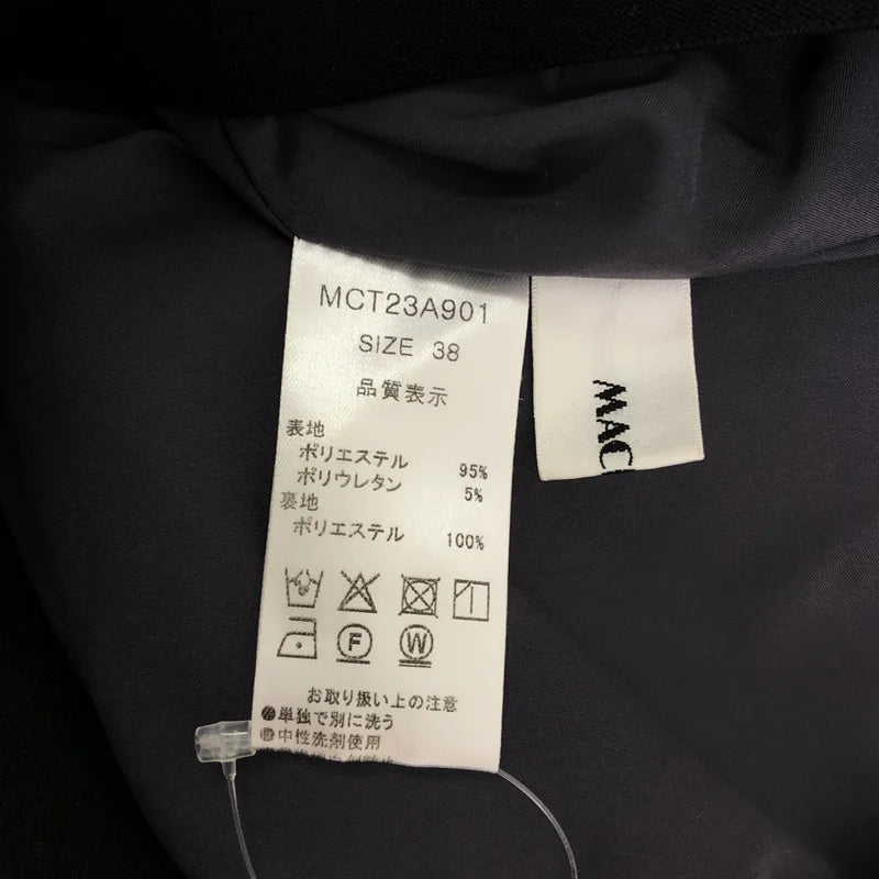 MACHATT / マチャット | 2024SS | エラスティック ストレートパンツ | 38 | レディース