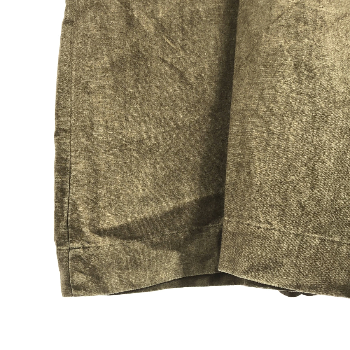 Gauze# / ガーゼ | リネン サロペット パンツ | ブラウン | レディース