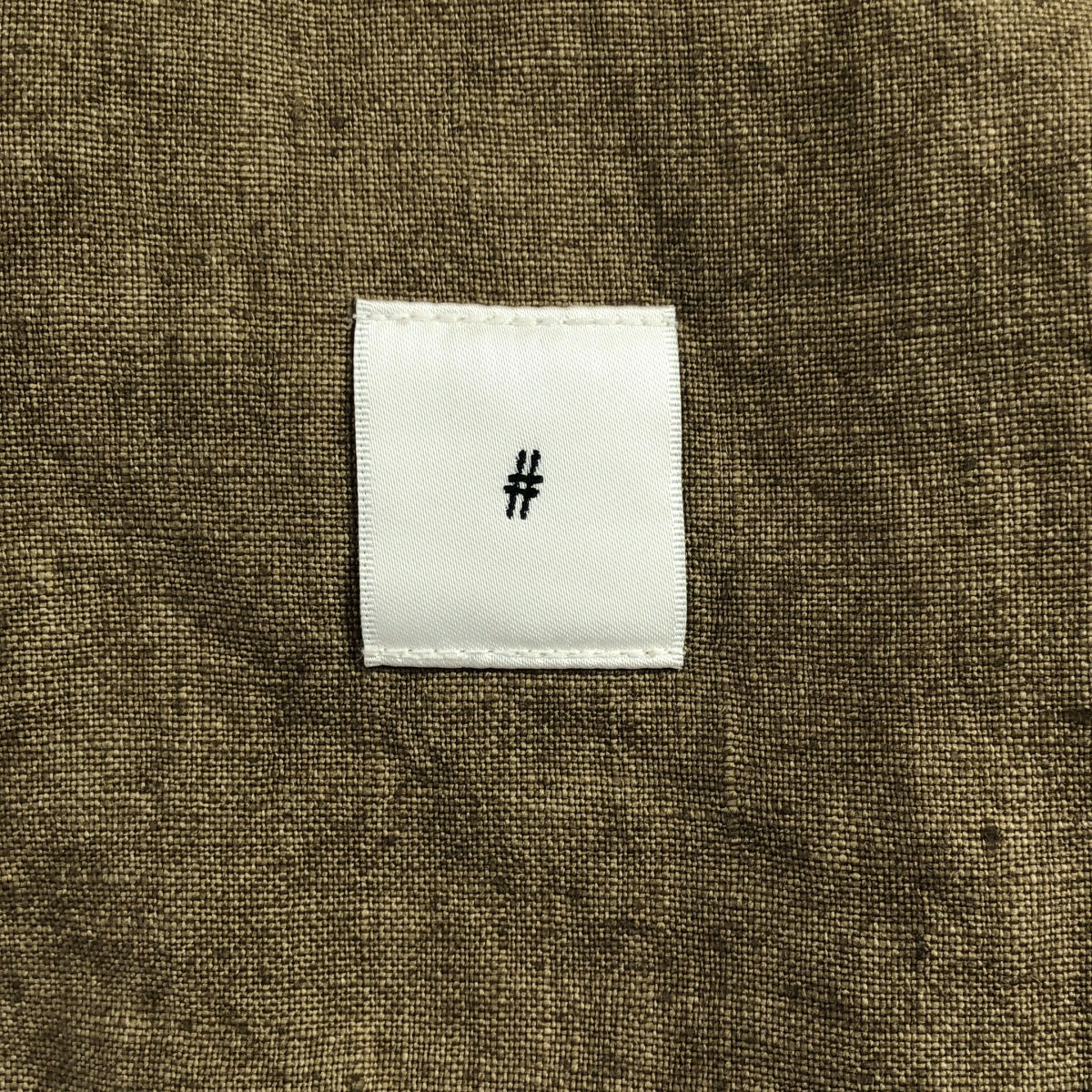 Gauze# / ガーゼ | リネン サロペット パンツ | ブラウン | レディース