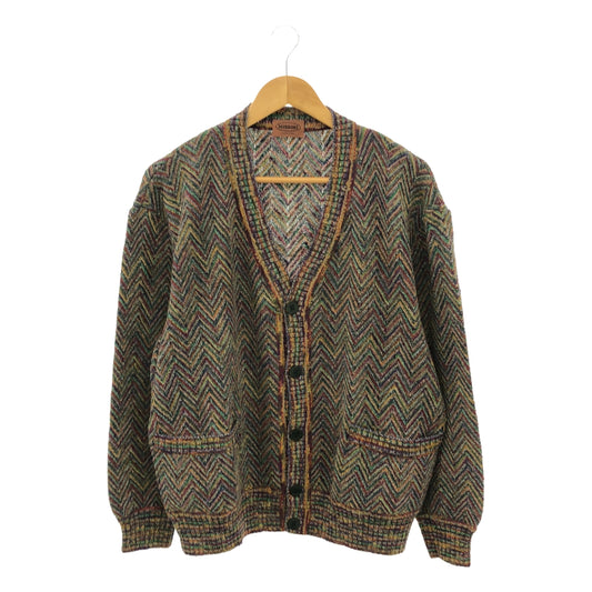 MISSONI / 미소니 | 총무늬 헤링본 V 넥 가디건 | 48 | 여성