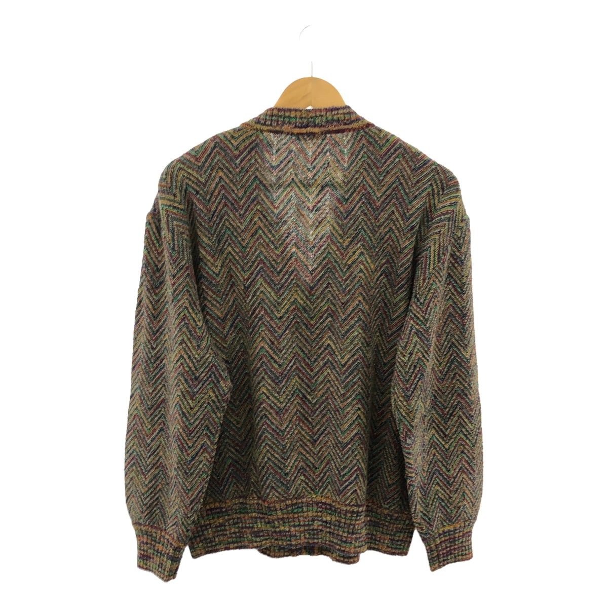MISSONI / 미소니 | 총무늬 헤링본 V 넥 가디건 | 48 | 여성
