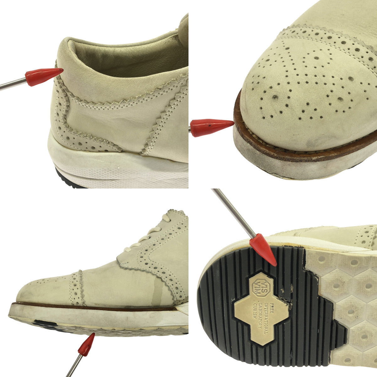 visvim / ビズビム | TYPE BUCKMINSTER CAP / レザーシューズ  スニーカー | 9 1/2 | BONE | メンズ