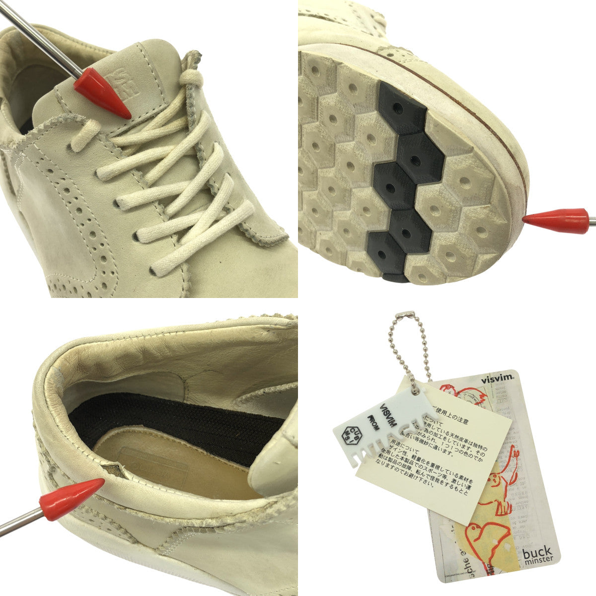 visvim / ビズビム | TYPE BUCKMINSTER CAP / レザーシューズ  スニーカー | 9 1/2 | BONE | メンズ