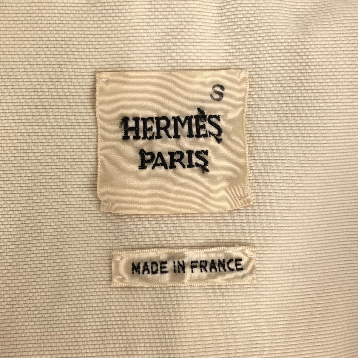 HERMES / Hermes | Gaultier period leather button 1B jacket | 36 | Ivory | Women's