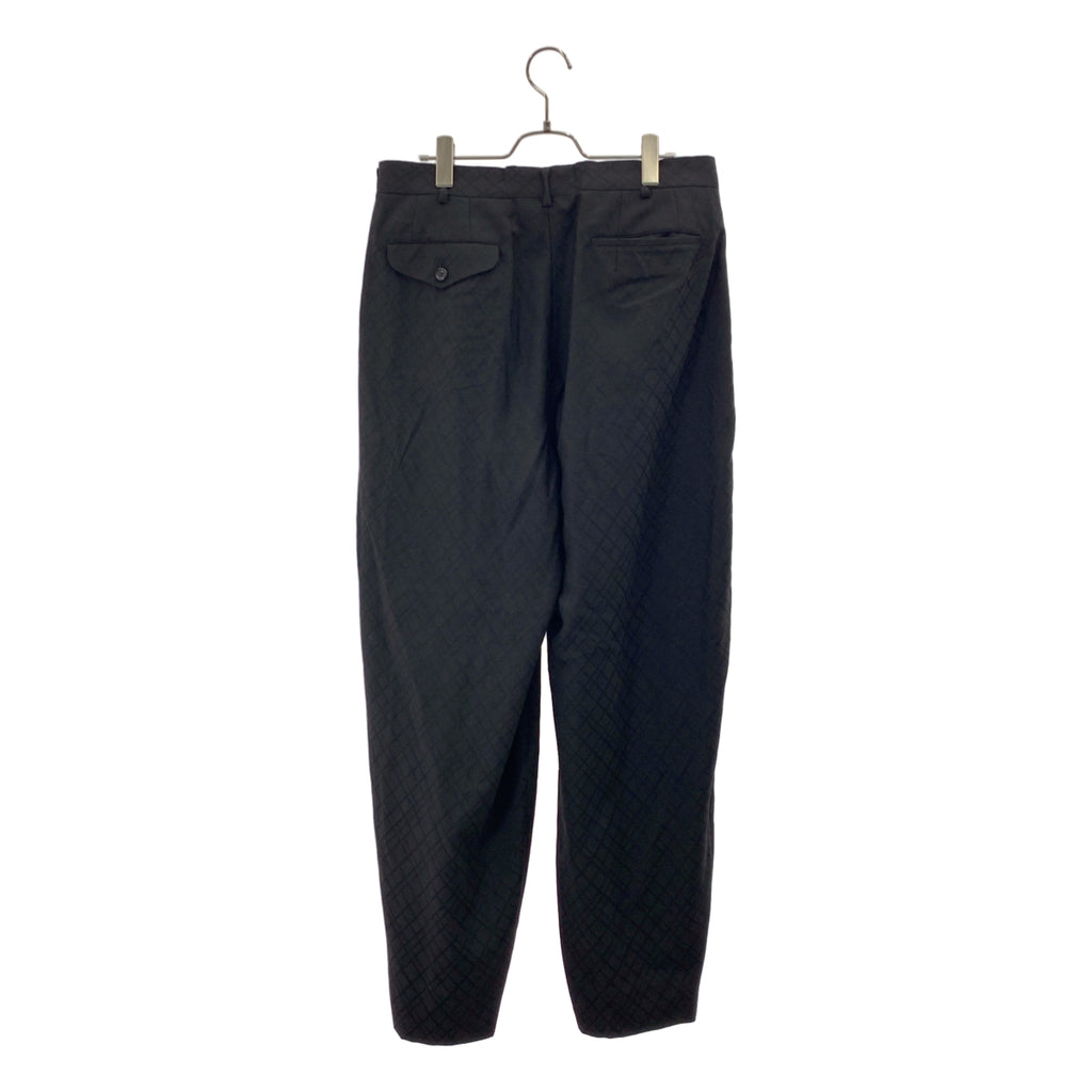 COMME des GARCONS HOMME PLUS / 콤데 갤슨 옴플루스 | 2021AW | 울 탁 체크 풍선 팬츠 | M | 남성