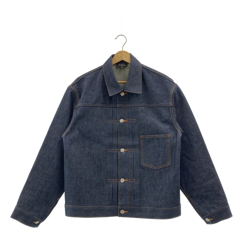 APC / A.P.C. | Rue Madame Paris / DENIM BRUT VESTE JEAN JPS / 1st Rigid Dark Navy Denim Jacket | Size M | Men's