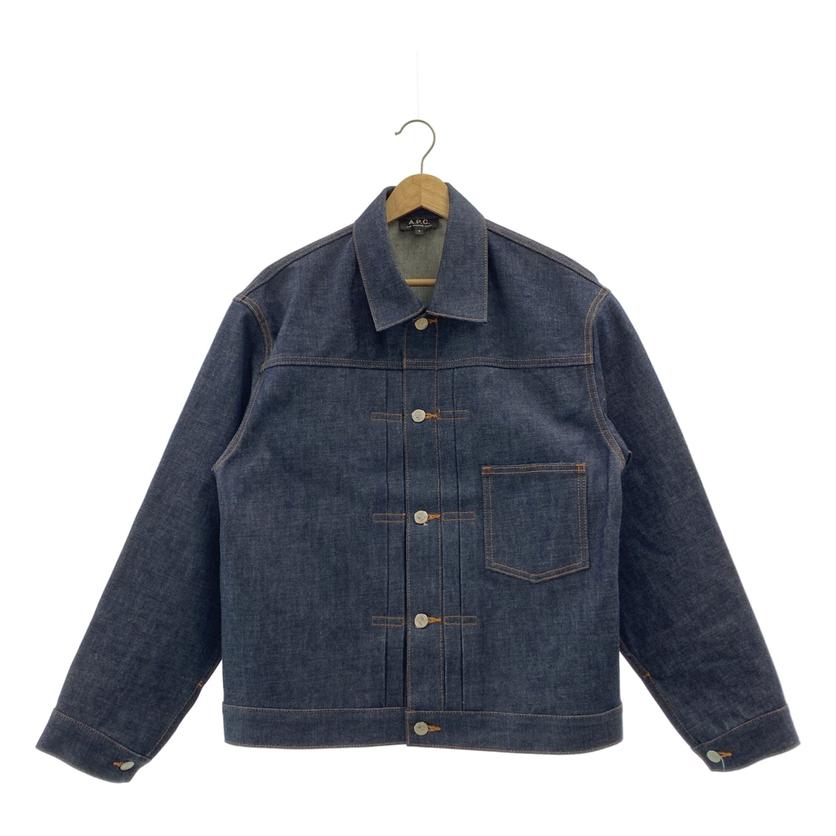 APC / A.P.C. | Rue Madame Paris / DENIM BRUT VESTE JEAN JPS / 1st Rigid Dark Navy Denim Jacket | Size M | Men's