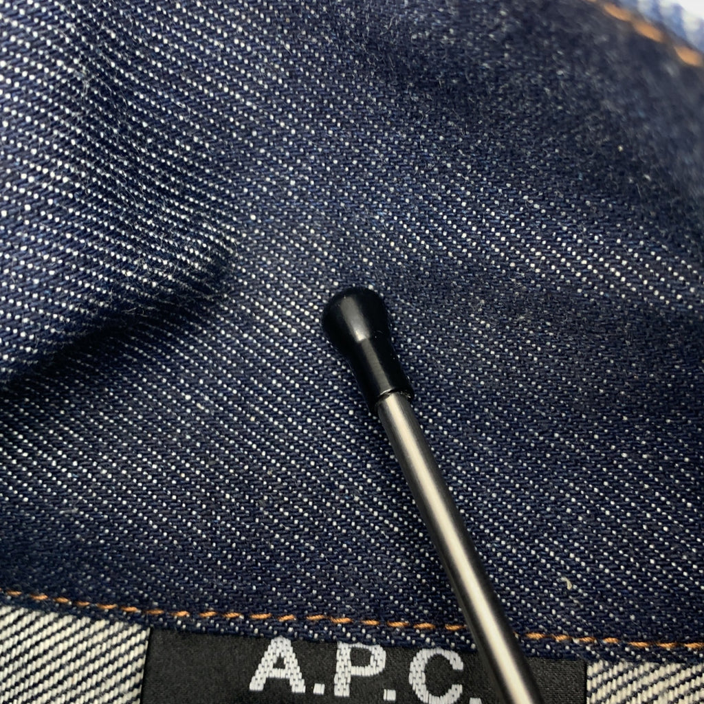 APC / A.P.C. | Rue Madame Paris / DENIM BRUT VESTE JEAN JPS / 1st Rigid Dark Navy Denim Jacket | Size M | Men's