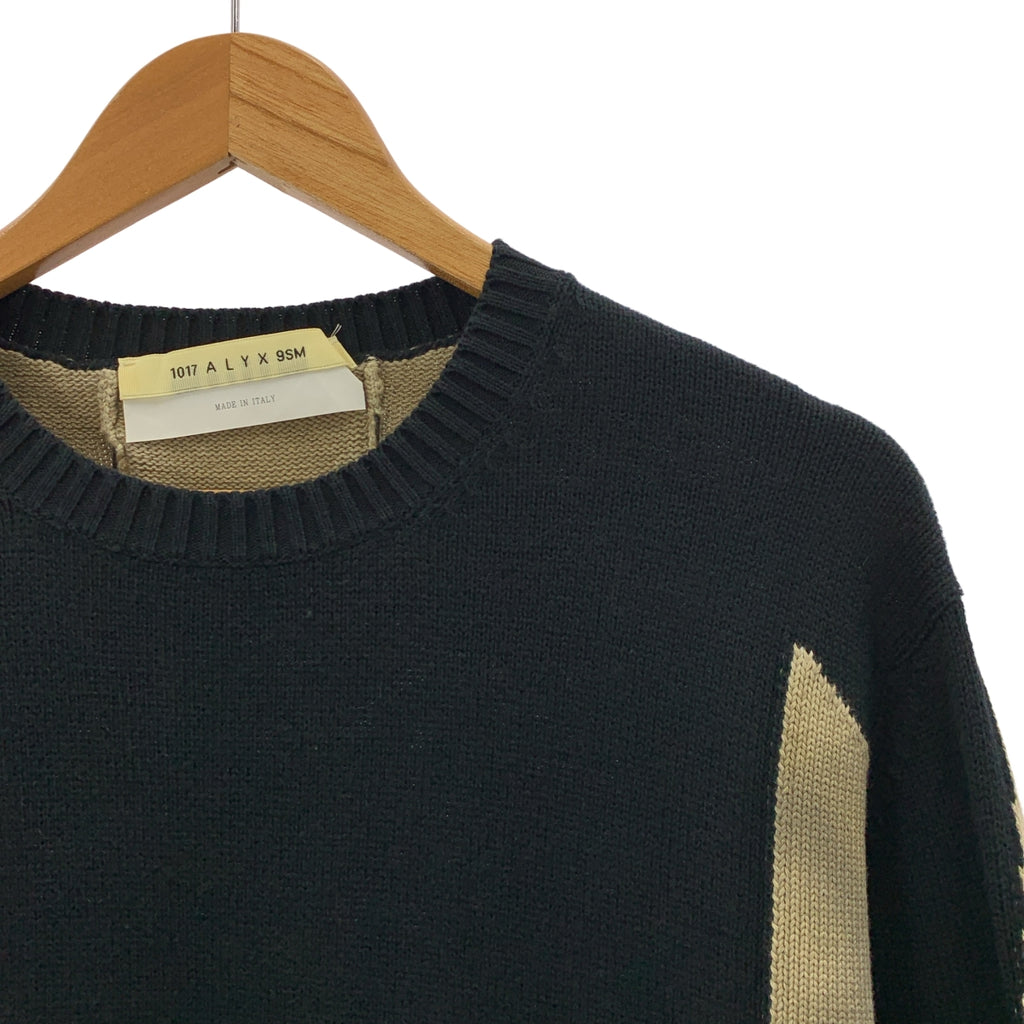 1017 ALYX 9SM / アリクス | コットン 切替 プルオーバー ニット | L | メンズ