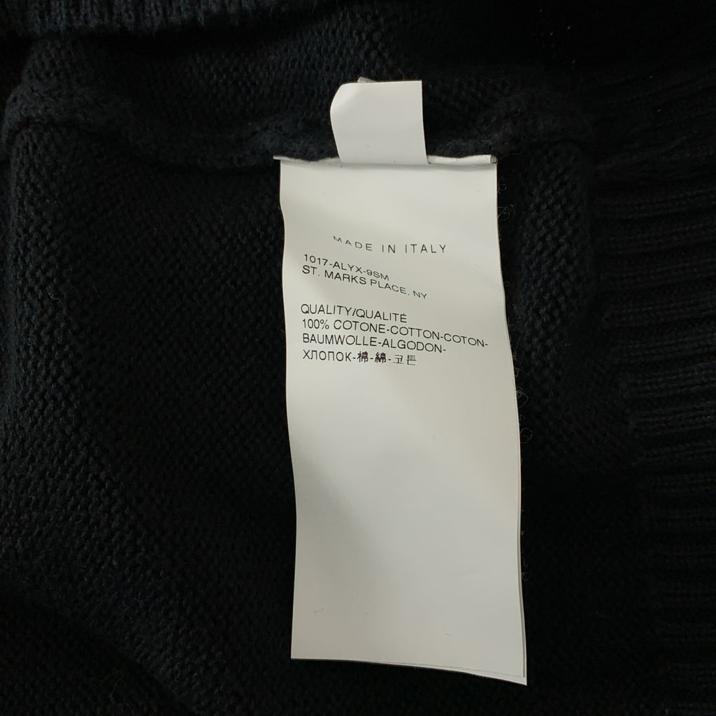 1017 ALYX 9SM / アリクス | コットン 切替 プルオーバー ニット | L | メンズ