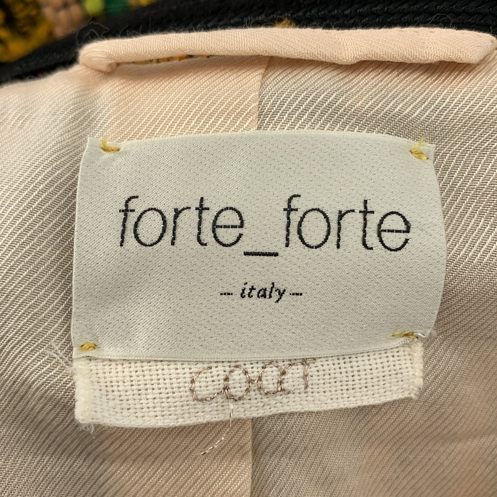 forte_forte / 強化強化 |混色條紋束口外套| SHOPBOP