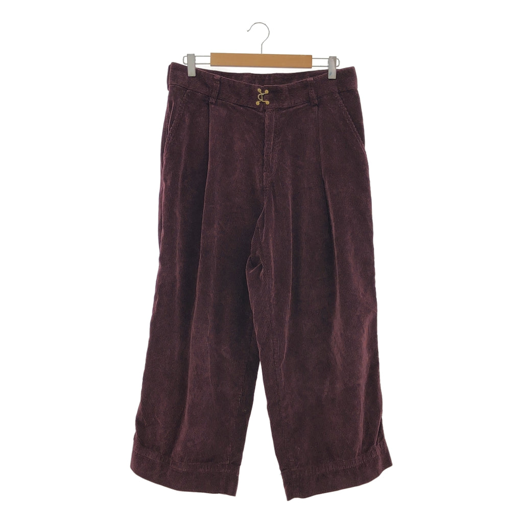 kolor | 2021 秋冬 | 燈芯絨褶皺寬褲 | 尺寸 1 | 男款