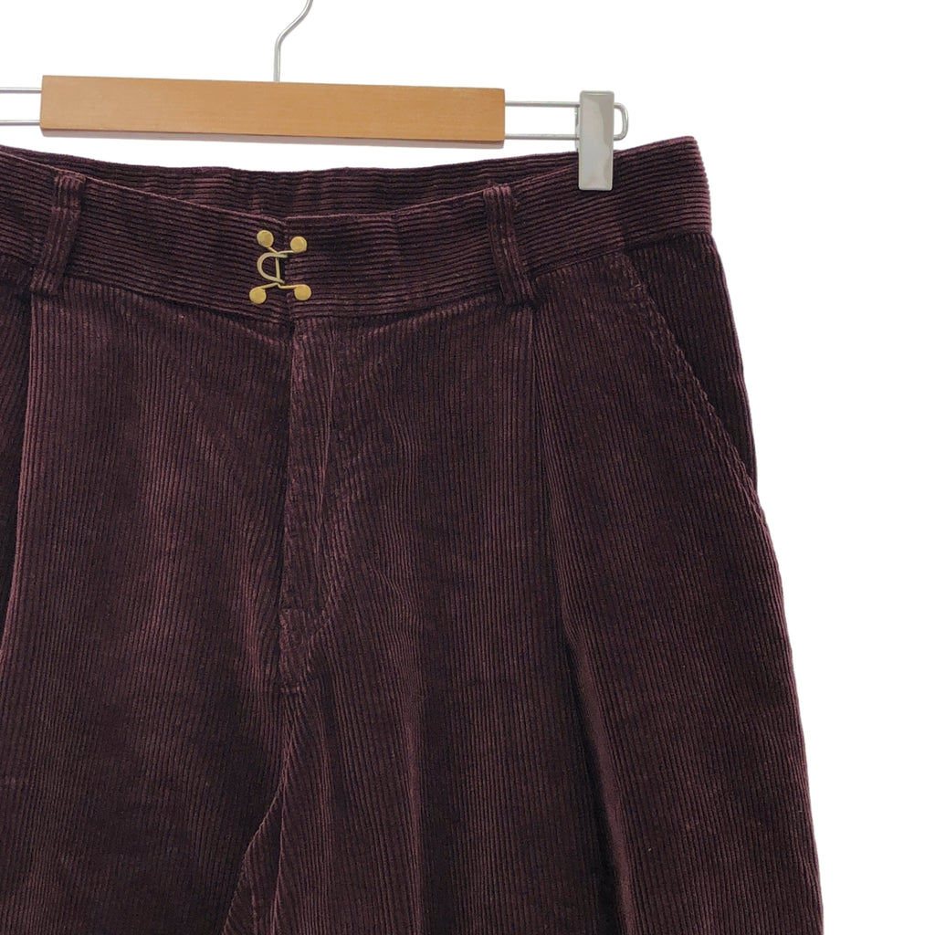 kolor | 2021 秋冬 | 燈芯絨褶皺寬褲 | 尺寸 1 | 男款