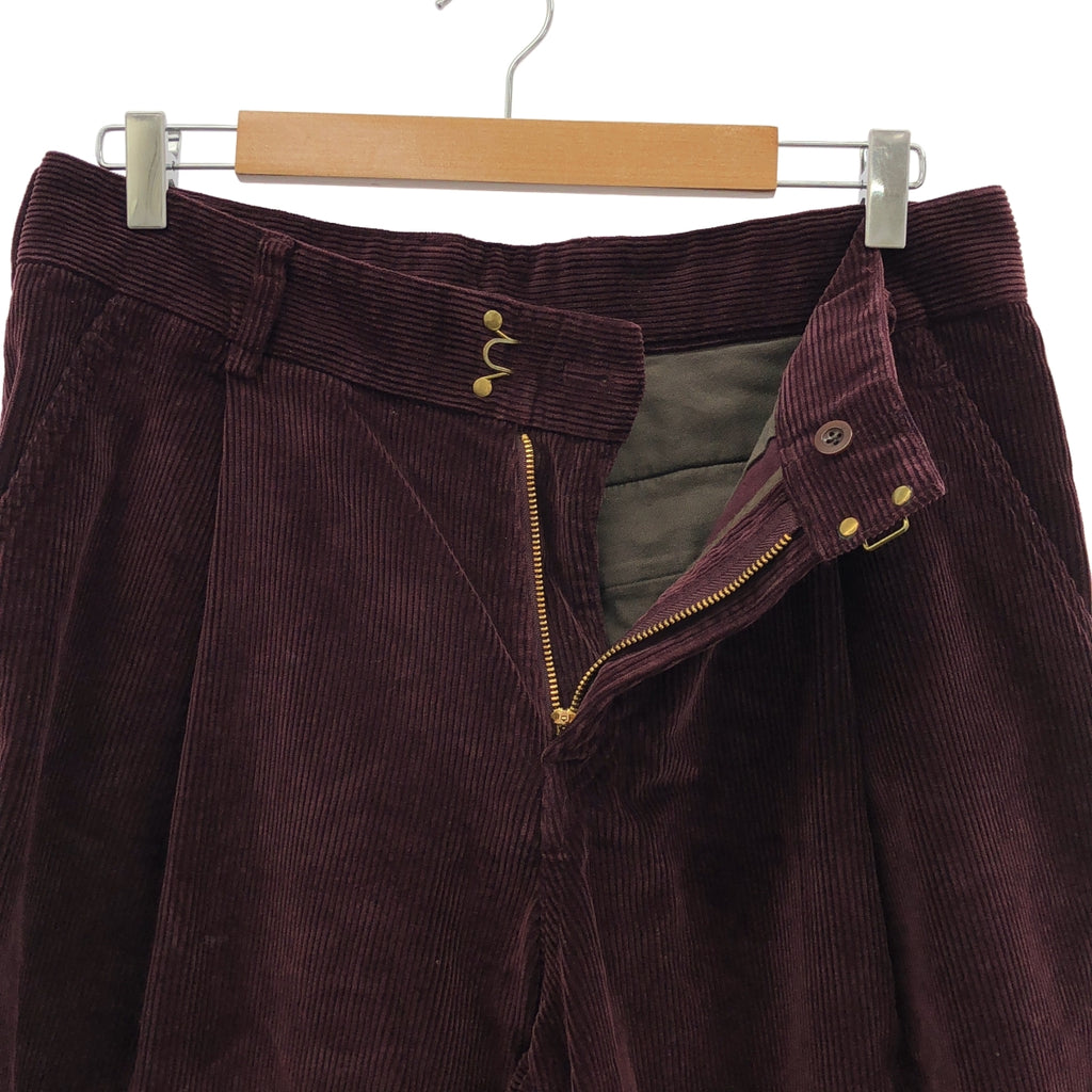 kolor | 2021 秋冬 | 燈芯絨褶皺寬褲 | 尺寸 1 | 男款