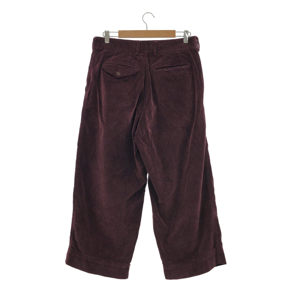 kolor | 2021 秋冬 | 燈芯絨褶皺寬褲 | 尺寸 1 | 男款