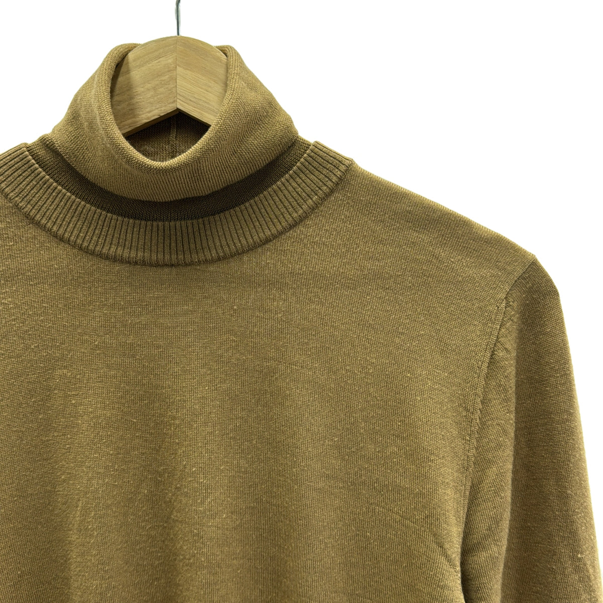 Cristaseya / クリスタセヤ | DOUBLE COLLAR KNIT ダブルカラー ニット | S | ブラウン | レディース