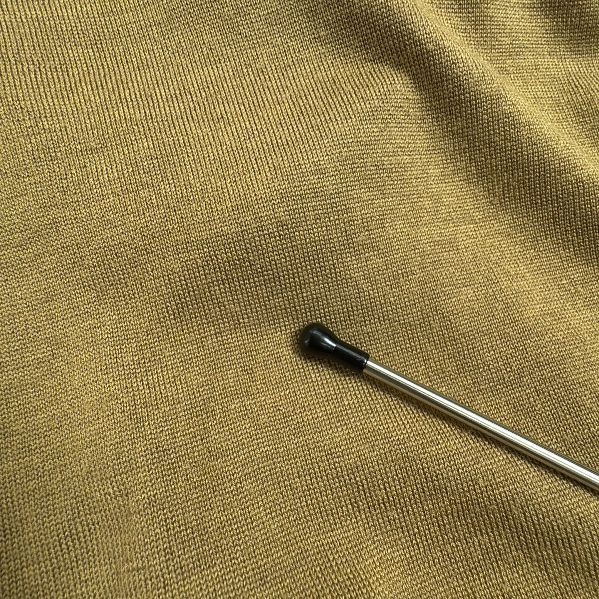 Cristaseya / クリスタセヤ | DOUBLE COLLAR KNIT ダブルカラー ニット | S | ブラウン | レディース