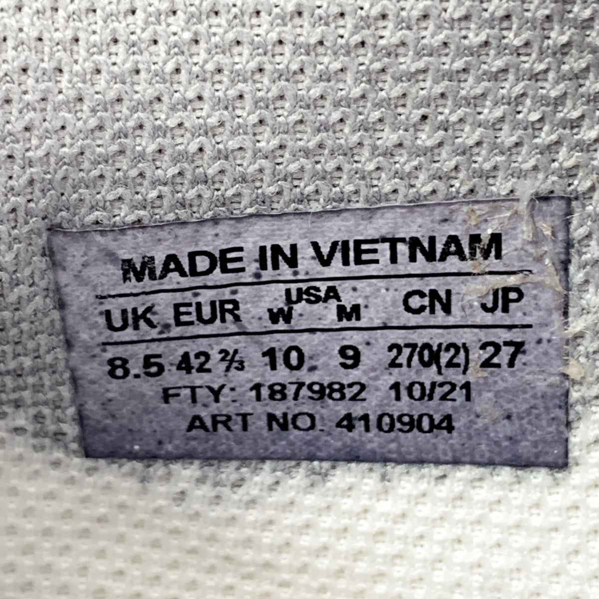 11 BY BORIS BIDJAN SABERI | Salomon Bamba 2 低筒中心拉鍊運動鞋 | 尺寸 27 | 男款