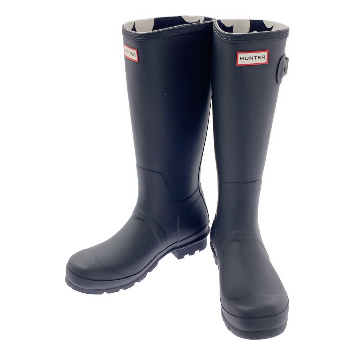 【新品】  KENZO / ケンゾー | 2023AW | × HUNTER ハンターコラボ WELLINGTON BOOT BOKE FLOWER ボケフラワー ラバー ウェリントンブーツ | 42 | ブラック | メンズ