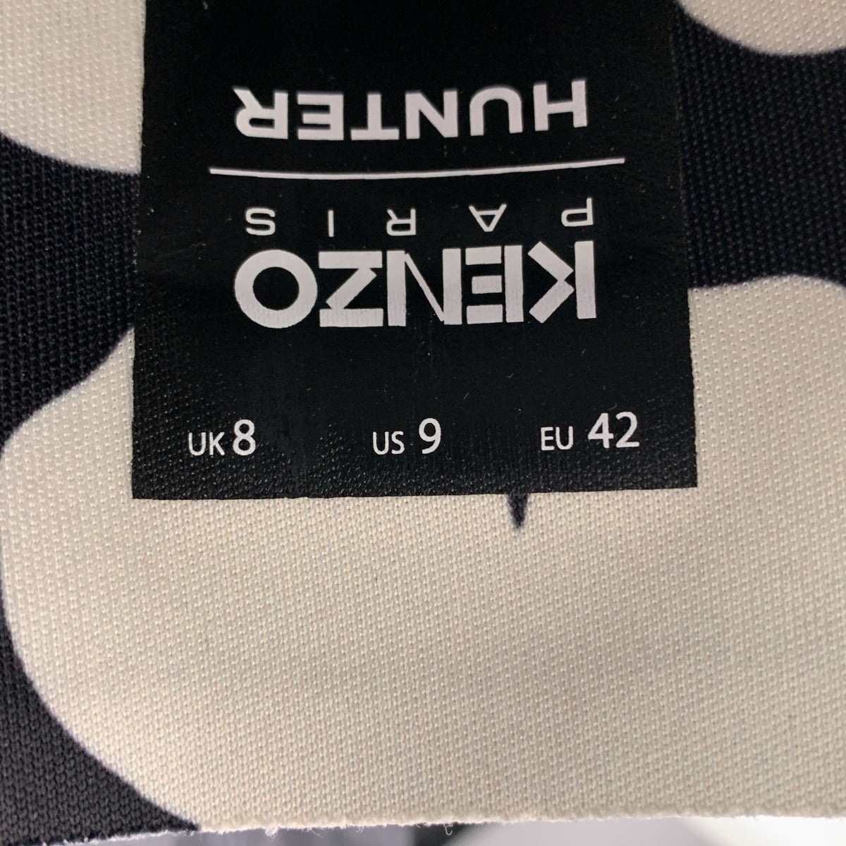 【新品】  KENZO / ケンゾー | 2023AW | × HUNTER ハンターコラボ WELLINGTON BOOT BOKE FLOWER ボケフラワー ラバー ウェリントンブーツ | 42 | ブラック | メンズ