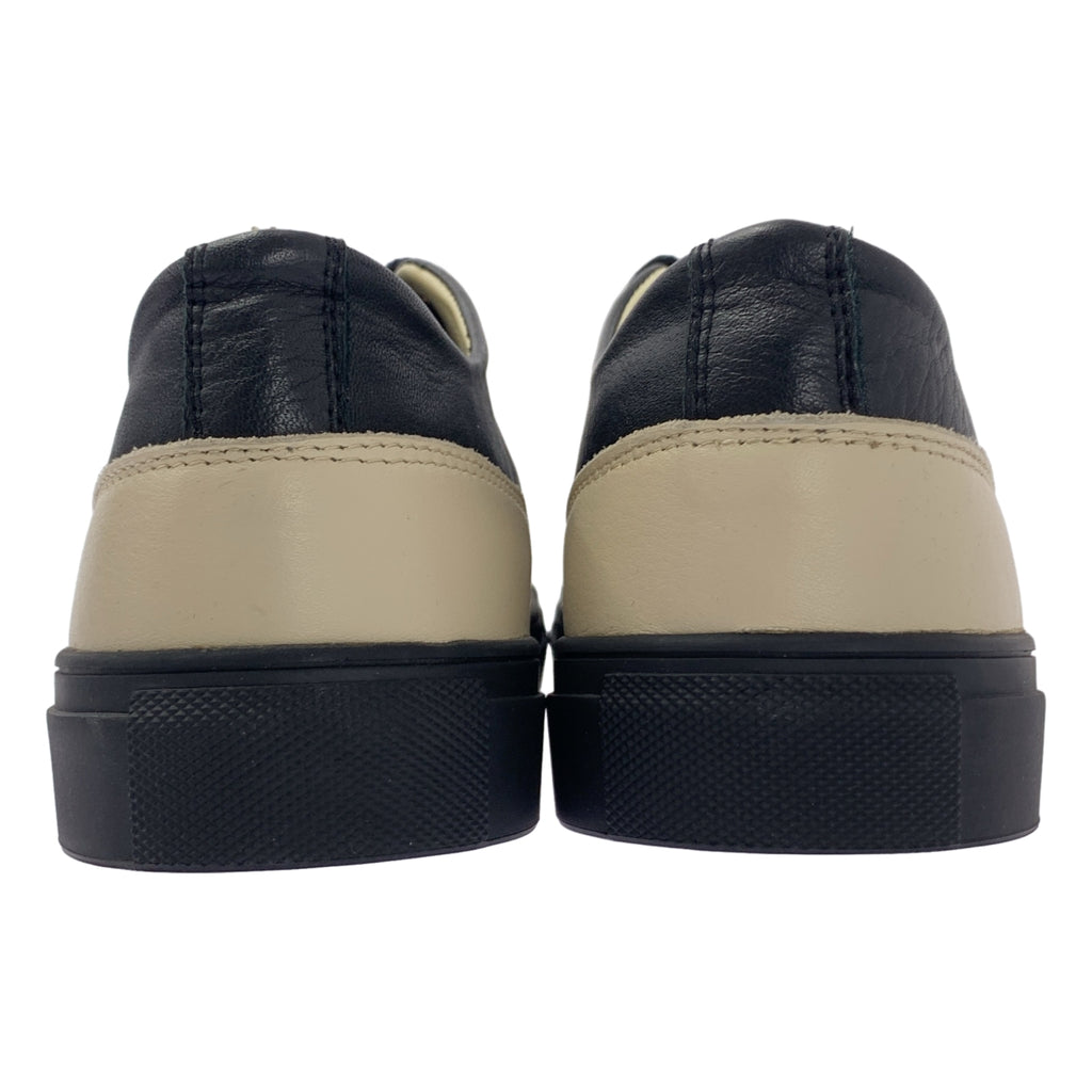 【新品】  GEOFFREY B.SMALL / ジェフリーBスモール | leather trainer shoe レザー トレーナー シューズ スニーカー | 43 | ブラック | メンズ