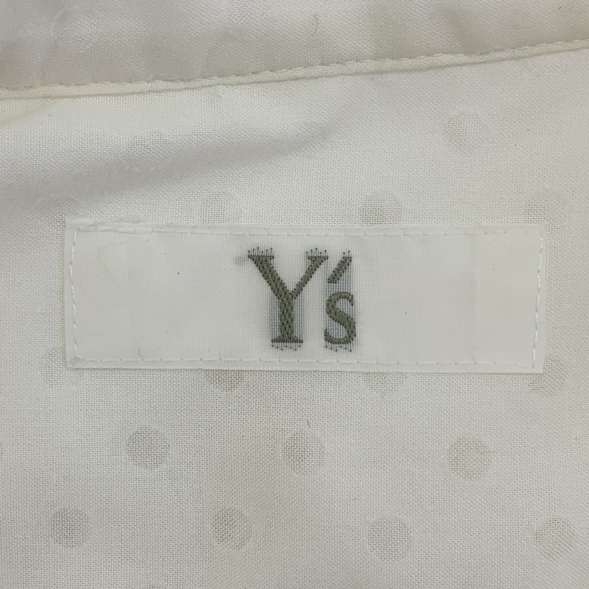 Y's / Y's Yohji Yamamoto | 2011 秋冬 | 圓點疊袖襯衫 | 尺寸 1 | 女款