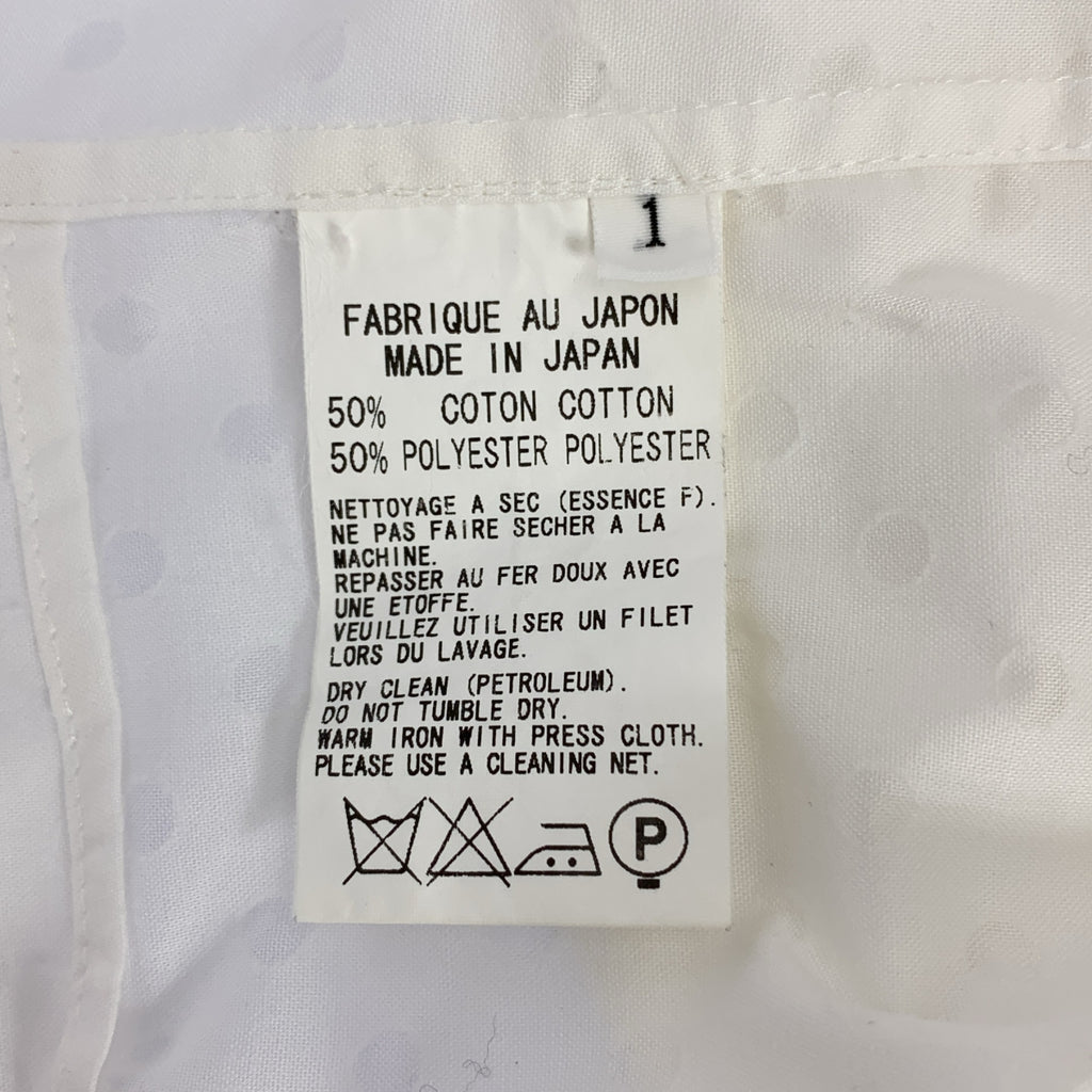 Y's / Y's Yohji Yamamoto | 2011 秋冬 | 圓點疊袖襯衫 | 尺寸 1 | 女款