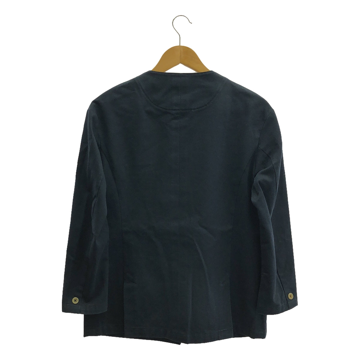 foufou / フーフー | no collar jacket /ノーカラージャケット | 0 | ネイビー | レディース