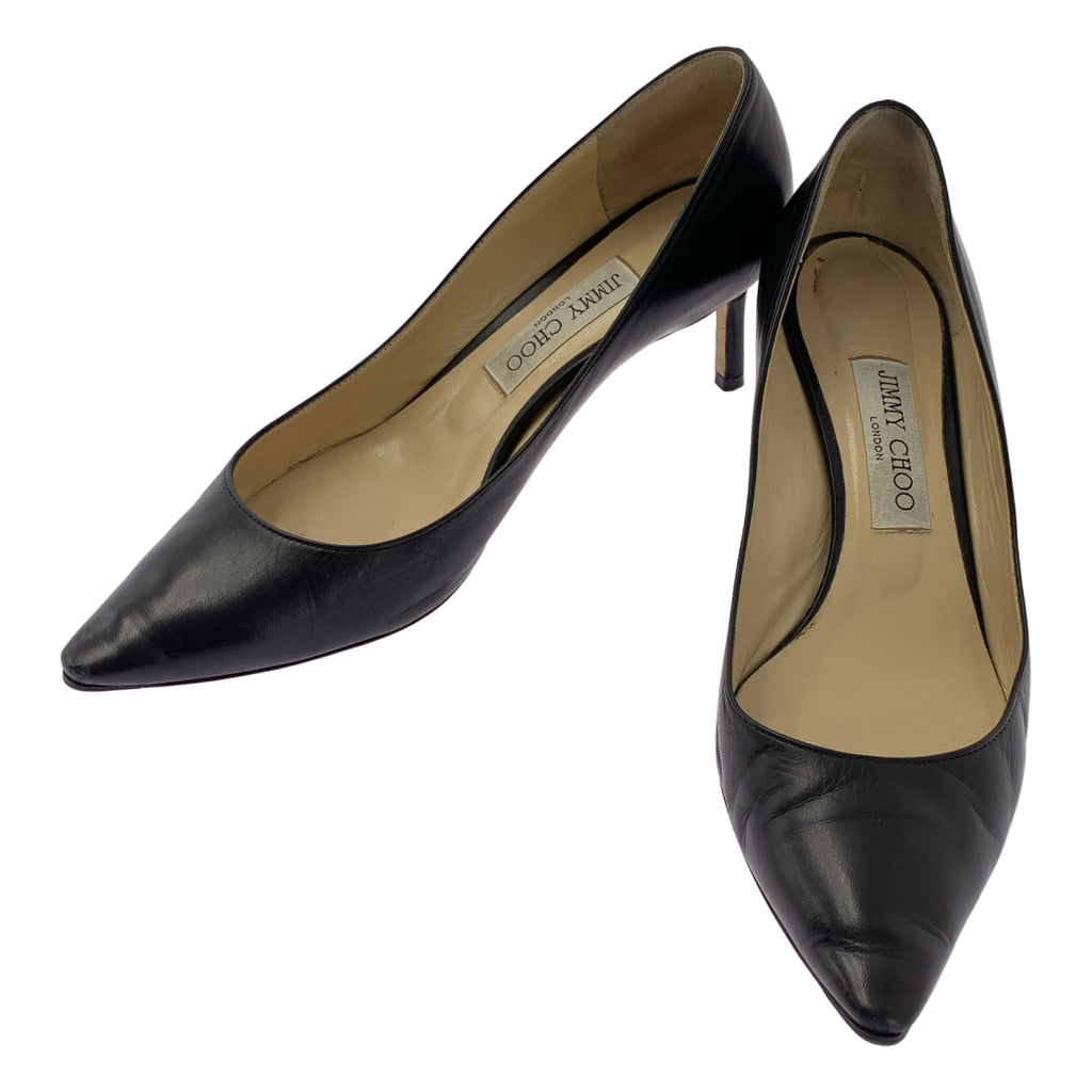 JIMMY CHOO / 지미추 | 가죽 포인티드 투 힐 펌프스 | 38 1/2 | 여성
