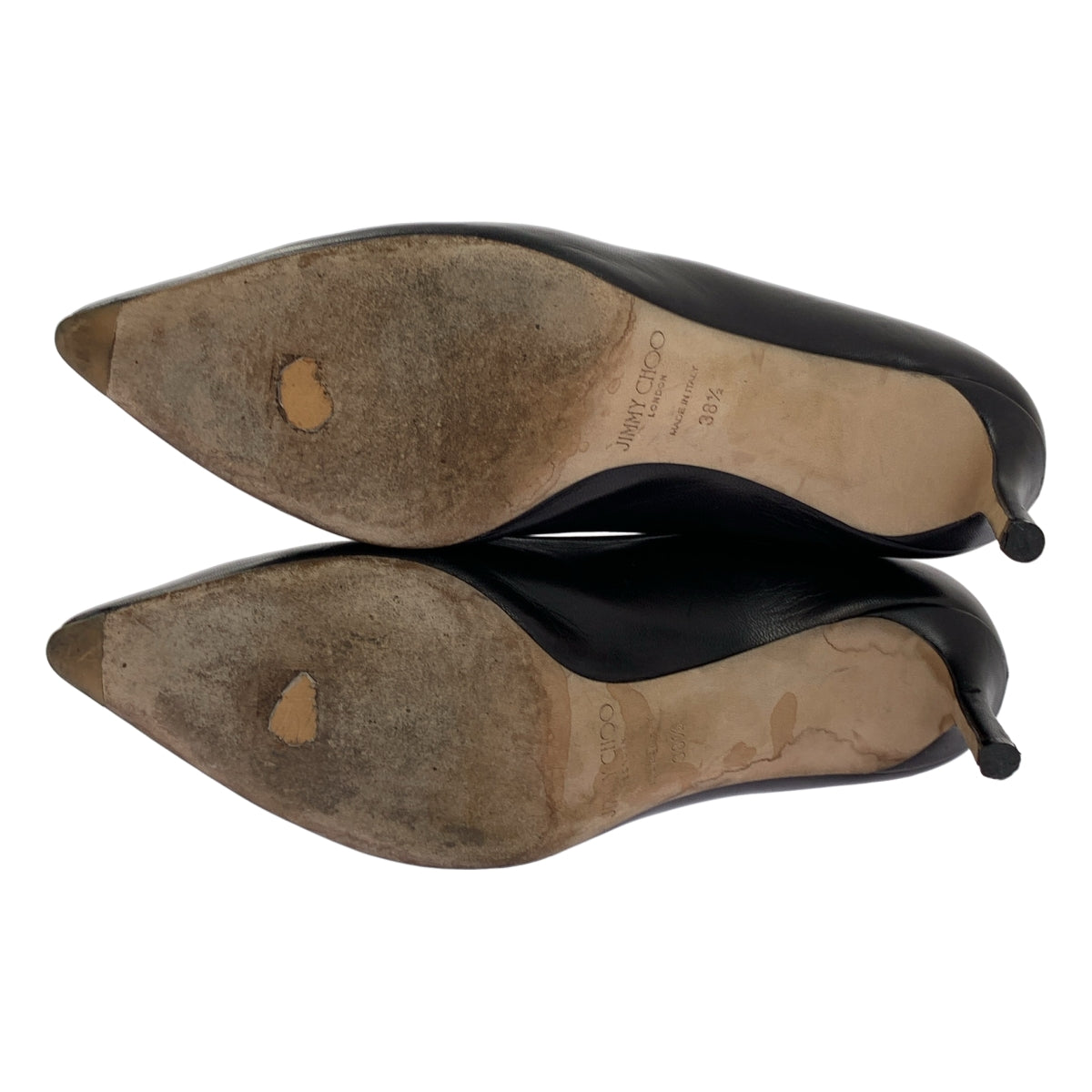 JIMMY CHOO / 지미추 | 가죽 포인티드 투 힐 펌프스 | 38 1/2 | 여성