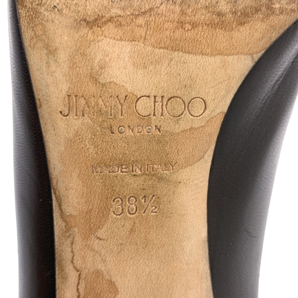 JIMMY CHOO / 지미추 | 가죽 포인티드 투 힐 펌프스 | 38 1/2 | 여성