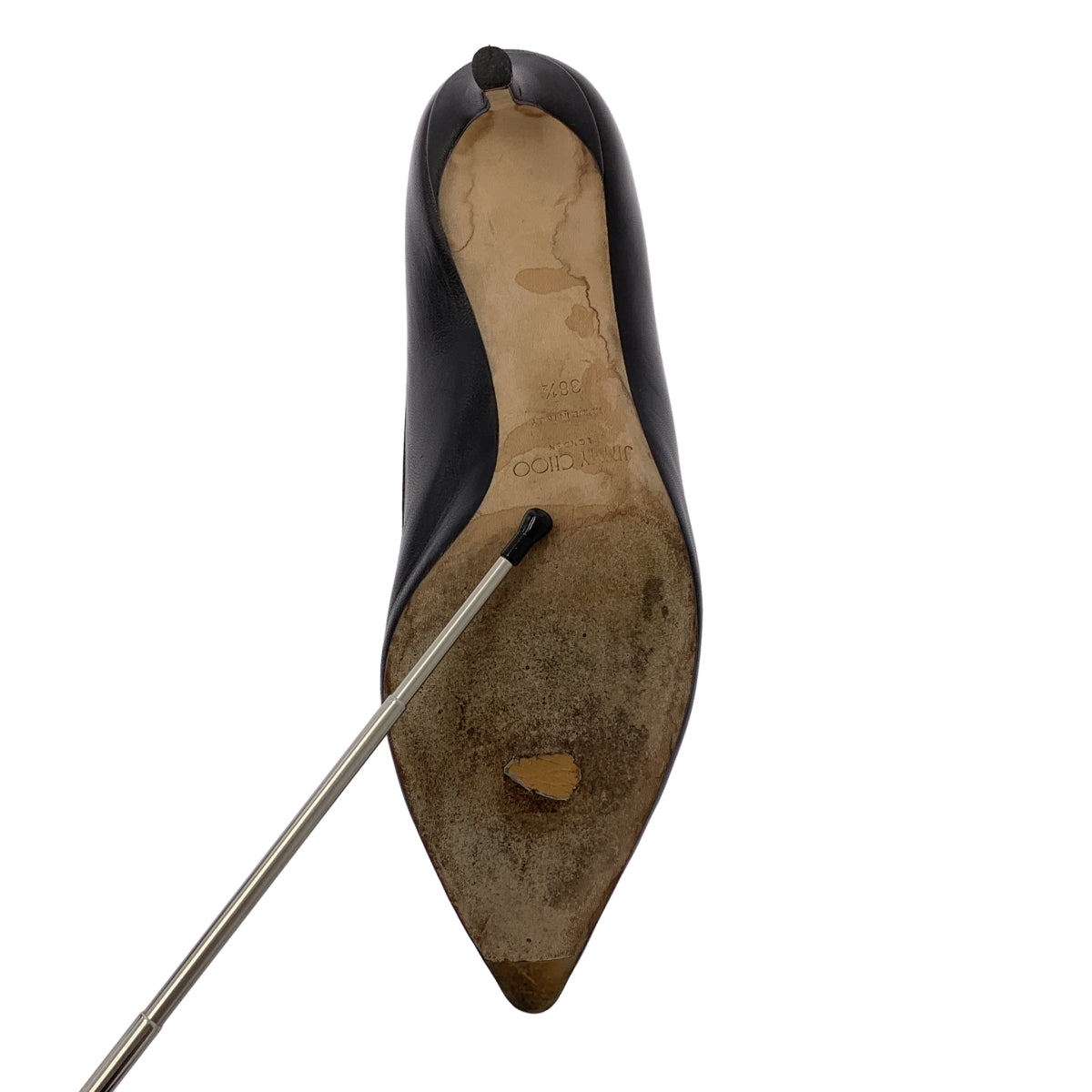 JIMMY CHOO / 지미추 | 가죽 포인티드 투 힐 펌프스 | 38 1/2 | 여성