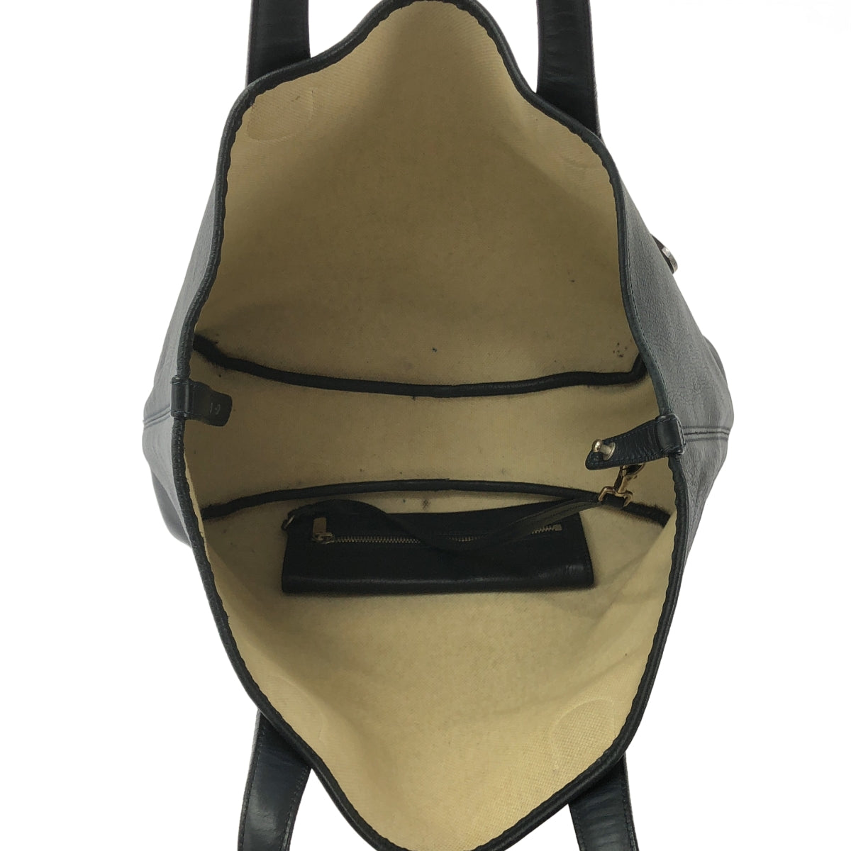 GIORGIO ARMANI / 조르지오 아르마니 | 파우치 가죽 토트 백 |