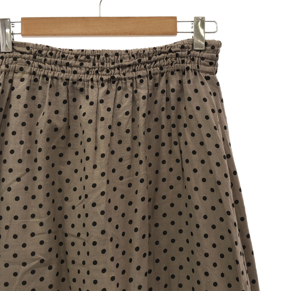 ne Quittez pas / ne Quittez pas | Cotton Voile Dot Print Frill Skirt | M | Women's